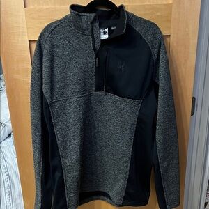Spyder Black and Gray Pullover